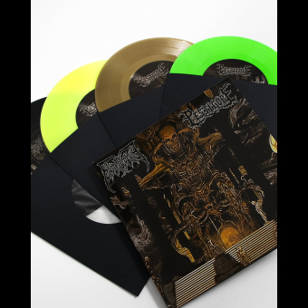 FUNEBRARUM / PESTIGORE Split 7" GREEN , PRE-ORDER [VINYL 7"]